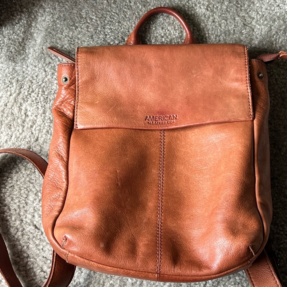American leather backpack used but great condition